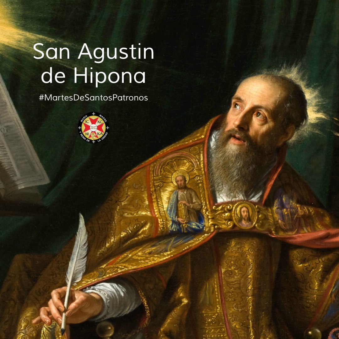 San Agustín de Hipona - Obra Maria, Madre y Reina de la Unidad